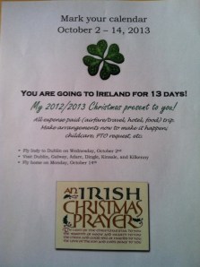 2012 Christmas present for Jessica and Emma